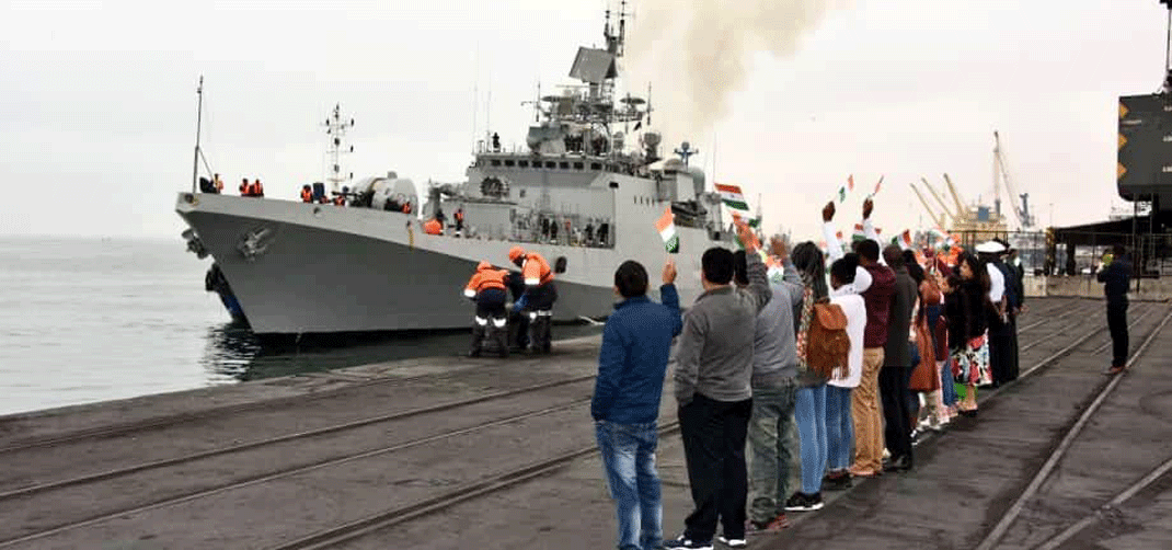 <p>Visit of INS Tarkash to Port of Walvis Bay from 15-18 September 2019</p>
