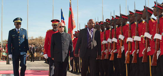 <p>Visit of Hon'ble President of India to Namibia</p>
