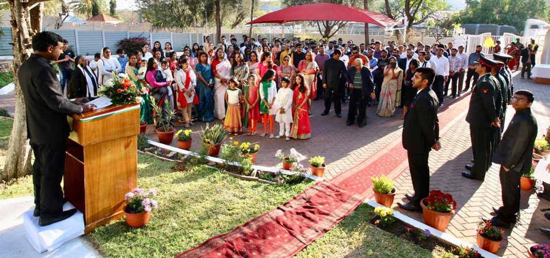 <p>73rd Independence Day celebrations at the Chancery</p>
