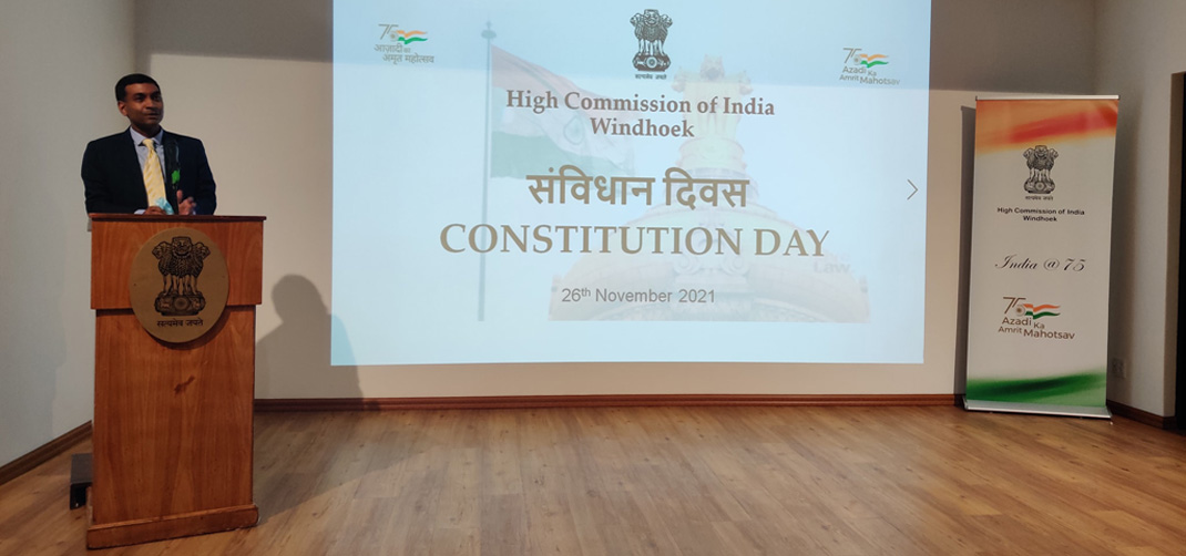 <p>Commemoration of Constitution Day at Chancery</p>
