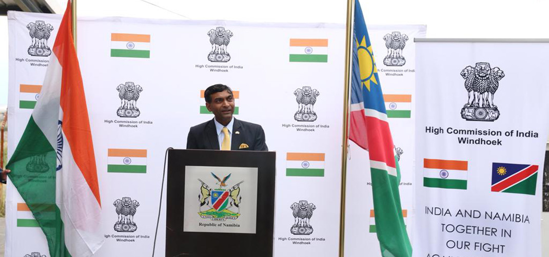 <p>Government of India gifted 30,000 doses of Covid vaccine to Namibia</p>
