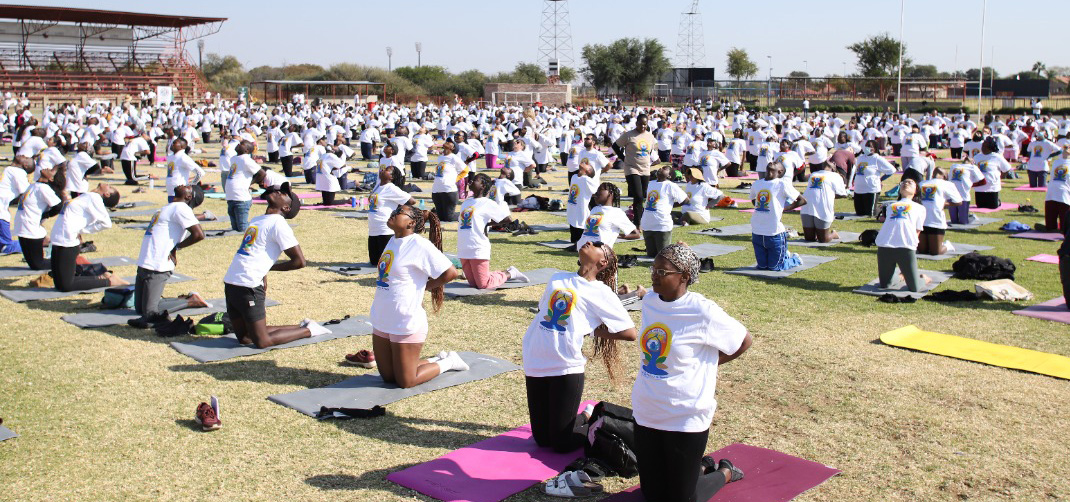 <p>8th International Day of Yoga Celebration in Windhoek  </p>

