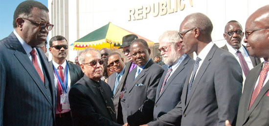 <p>Visit of Hon'ble President of India to Namibia</p>
