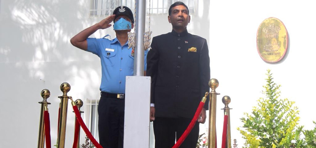 <p>73rd Republic Day Celebration at the Chancery</p>
