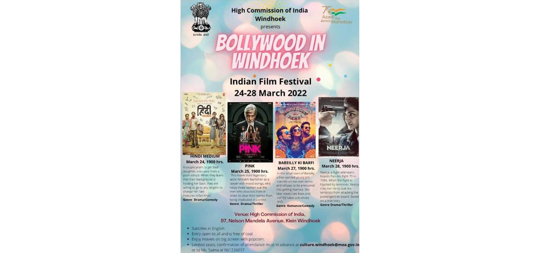 <p>Bollywood in Windhoek: the Indian Film Festival</p>
