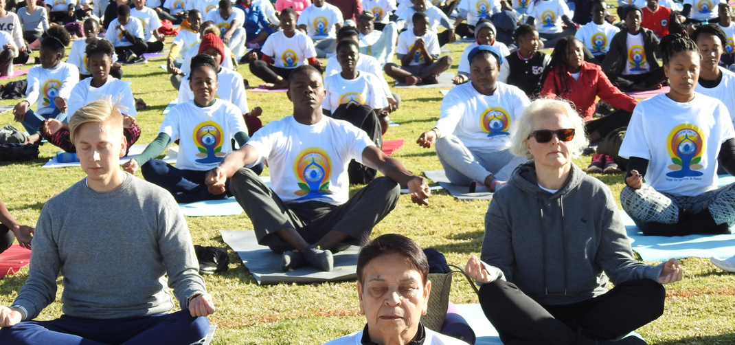<p>Celebration of 5th International Day of Yoga in Windhoek on 15 June 2019</p>
